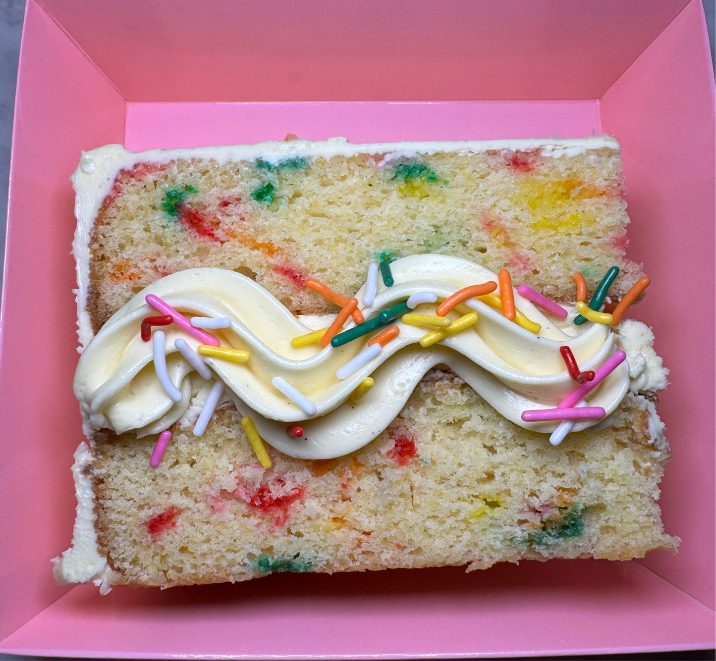 Funfetti Cake Slice
