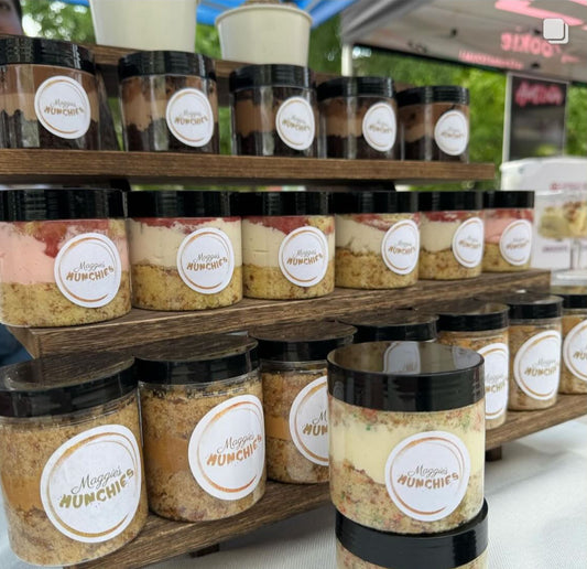 Churro Cake Dulce de Leche Buttercream Cake Jar