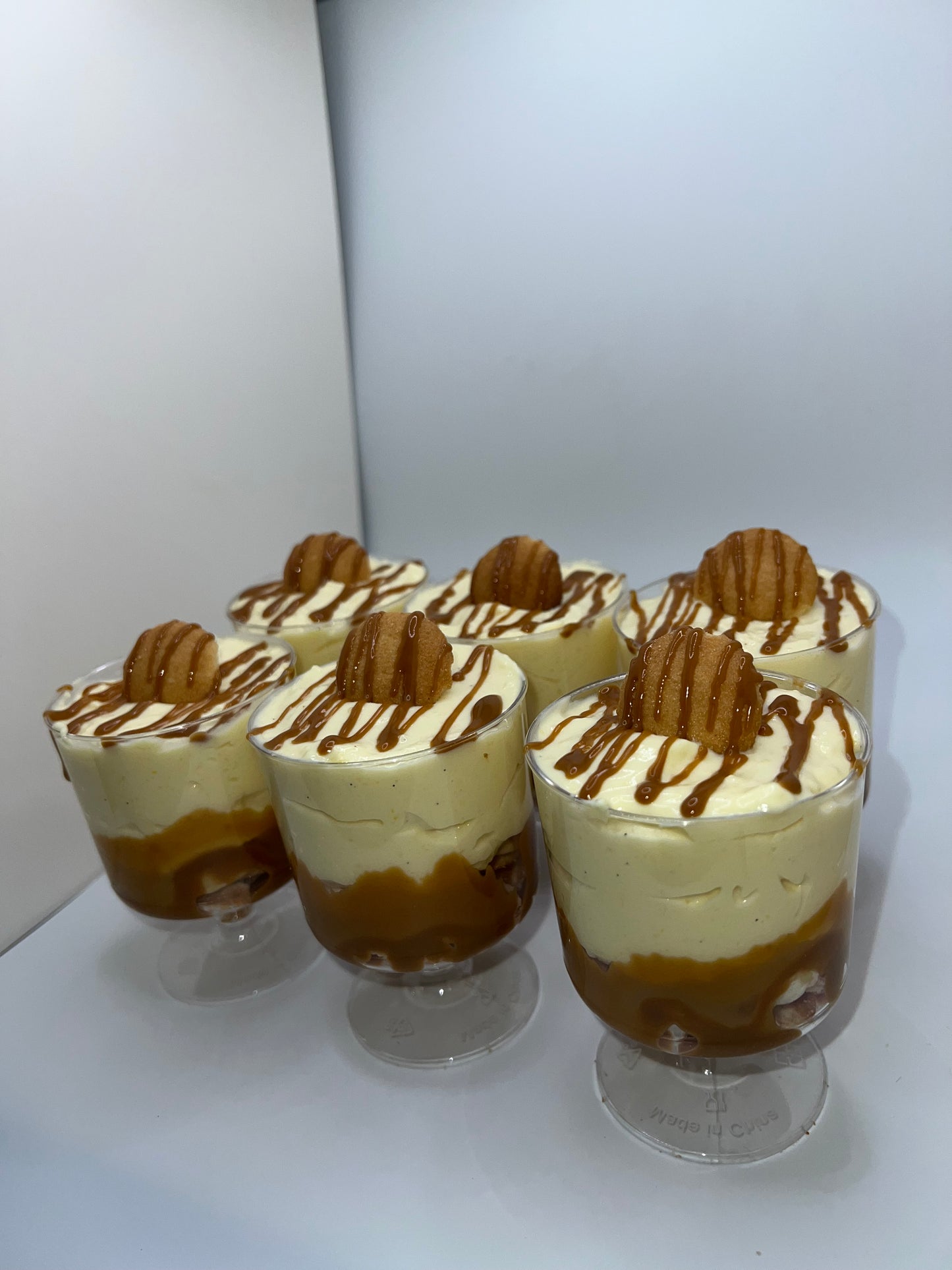 Cookie Butter Banana Pudding Shooters