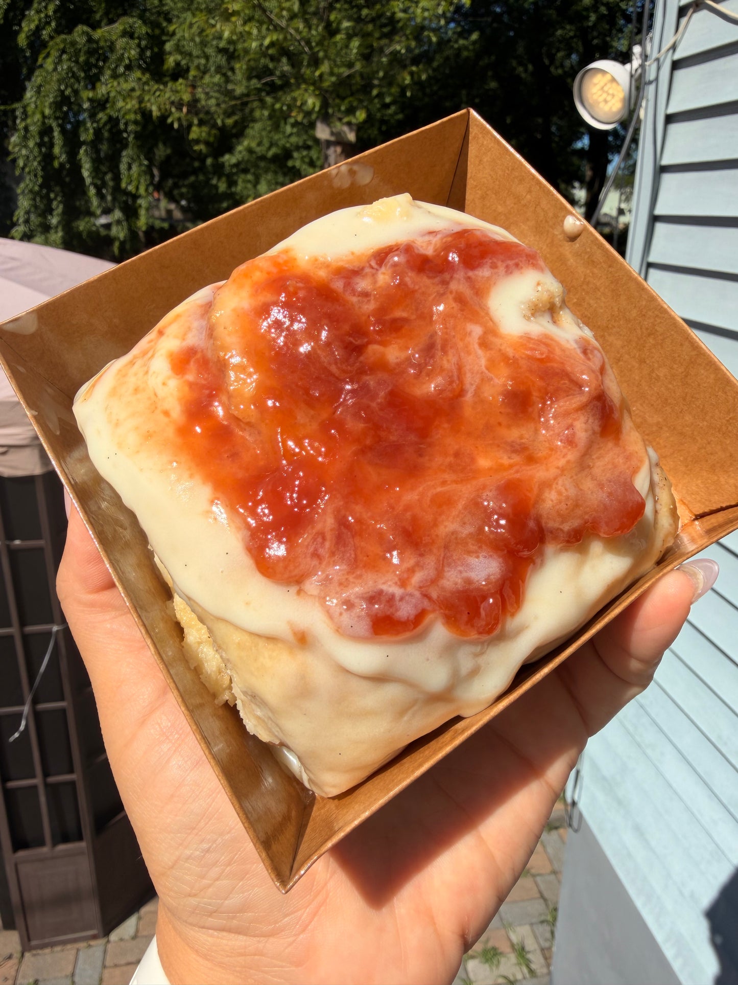 Guava Cinnamon Roll